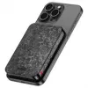 SHARGE CarbonMag 10K kabellose Powerbank, 10.000mAh, Qi2 15W, USB-C 20W, Schwarz YDD-SG-C2TXWCX-HEI