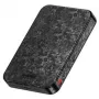 SHARGE CarbonMag 10K kabellose Powerbank, 10.000mAh, Qi2 15W, USB-C 20W, Schwarz YDD-SG-C2TXWCX-HEI