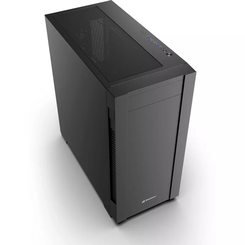 Sharkoon S25-V2 Black Midi-Tower Gehäuse, Modell 2026