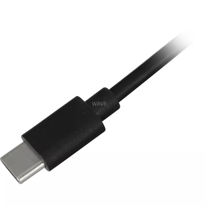 SHARKOON USB 2.0 Kabel, USB-A Stecker auf USB-C Stecker (Schwarz, 2 m)