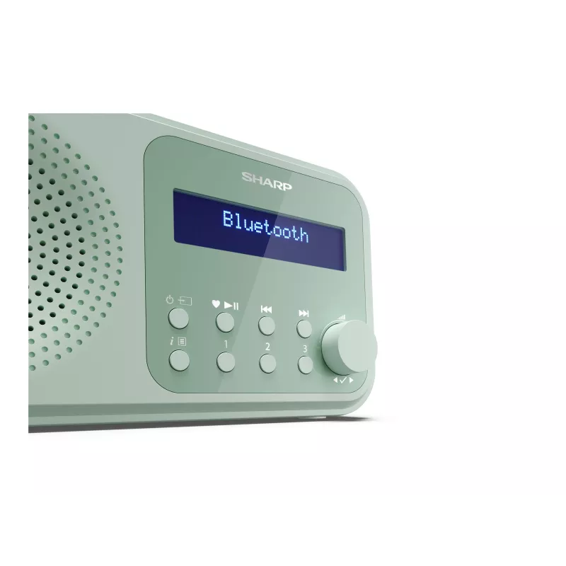 Sharp Tokyo DR-P420(GN) tragbares DAB+/FM-Radio, Bluetooth 5.3, Aquamaringrün