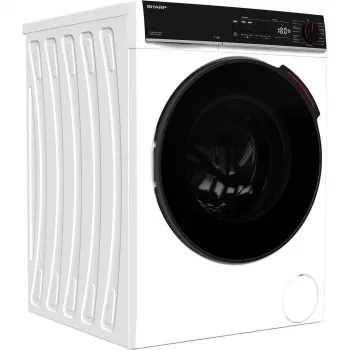 SHARP ES-WNFB214CWDA-DE Frontlader-Waschmaschine, 10 kg, 1400 U/min, Weiß, Wi-Fi, Advanced Inverter Motor