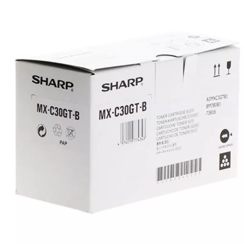 Sharp MX-C30GTB (MXC30GTB) Tonerkartusche, Schwarz