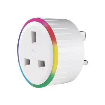 Shelly Plus Plug UK – Wi-Fi- und Bluetooth-Smart-Plug mit Energiemonitoring, 3000 W, UK Typ G