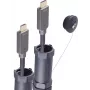 shiverpeaks BASIC-S Aktives Optisches HDMI-Kabel 4K 30m Panzer-Trittsicher Schwarz BS30-04485