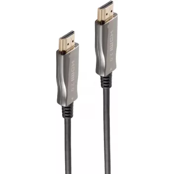 shiverpeaks BASIC-S Aktives optisches HDMI-Kabel 4K 75,0m - HDMI 2.1, 8K@60Hz, 48Gbps, eARC, HDR, Schwarz BS30-05755