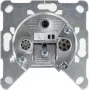 SHIVERPEAKS BASIC-S Antennendose SAT+BK mit Klemmtechnik, 1 dB, Enddose, 3 Ausgänge (TV/Radio/SAT), Unterputz BS15-93001