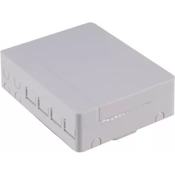 SHIVERPEAKS BASIC-S Glasfaser-Verteilerschrank, ABS, 4-Port, Weiß (BS07-65001)
