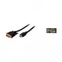 SHIVERPEAKS BASIC-S HDMI-auf-DVI-D-24+1-Kabel, 1,0 m, vergoldet, schwarz BS77480
