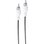 SHIVERPEAKS BASIC-S Mono RCA Audiokabel, 5,0 m, Schwarz, Polybag BS40005