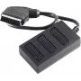 shiverpeaks BASIC-S Scart-Splitter-Kabel, 1x Scart-Stecker auf 3x Scart-Buchse, 0,5 m, vollständig verdrahtet, Schwarz (BS94051)