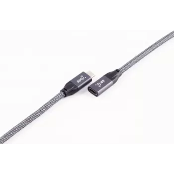 ShiverPeaks BASIC-S USB-C Verlängerungskabel, USB 3.2 Gen 2, 2,0 m, Schwarz