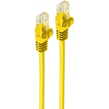 SHIVERPEAKS BS08-35002 Cat.7 U/UTP Patchkabel, RJ-45, Goldkontakte, 0,25 m, Gelb, 10 Gbps