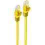 SHIVERPEAKS BS08-35002 Cat.7 U/UTP Patchkabel, RJ-45, Goldkontakte, 0,25 m, Gelb, 10 Gbps