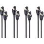 SHIVERPEAKS BS08-41025-4 Cat.8.1 S/FTP Netzwerkkabel, RJ45, 1m, Schwarz