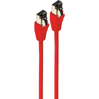 SHIVERPEAKS BS08-41064 Cat8.1 F/FTP Netzwerkkabel, Rot, 7,5 m, RJ45, 40 Gbit/s, 2000 MHz, PoE++
