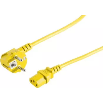 SHIVERPEAKS BS09-05182 Gelbes 1,8m CEE 7/7 auf IEC C13 Stromkabel