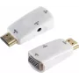 SHIVERPEAKS BS10-01001 HDMI zu VGA + 3,5mm Audio Aktiv Konverter, 1080p, Schwarz