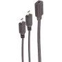 SHIVERPEAKS BS13-20021 USB-C auf 2x Micro-USB B Splitterkabel 0,3m Schwarz