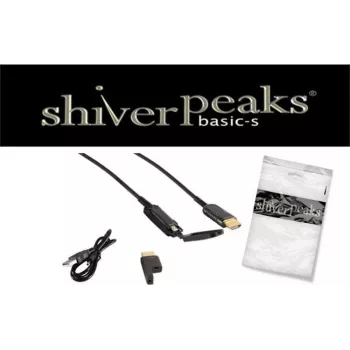 shiverpeaks BS30-021005 Aktives High-Speed-HDMI-Kabel mit Ethernet, 100 m, Typ A auf Micro HDMI, Schwarz