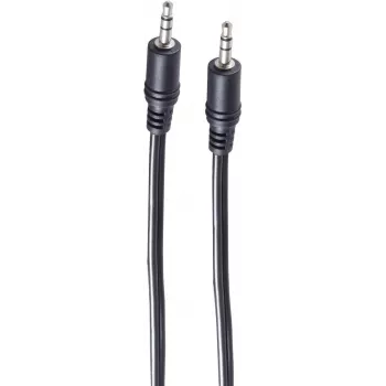 SHIVERPEAKS BS30812-0.5 3,5mm Stereo-Audiokabel, 0,5m, Schwarz