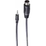 SHIVERPEAKS BS30822 Audiokabel 1,5m 3,5mm auf 5-Pin DIN Stecker Schwarz