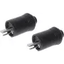 SHIVERPEAKS BS54030-SET Hebel-Klemmen Verbinder-Set, 25-teilig, 2/3/5-polig, 0,14-4,0 mm², 400 V, 32 A, Schwarz
