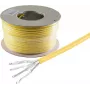 SHIVERPEAKS BS75500-A+-100SSP Cat.7a S/FTP Netzwerkkabel als Meterware, 100 m, Gelb, LSZH, 1000 MHz, 10 Gbps, 23 AWG Massivkupfer