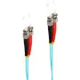 SHIVERPEAKS BS77905/3 5m ST auf ST OM3 Multimode Duplex LWL Patchkabel, Aqua