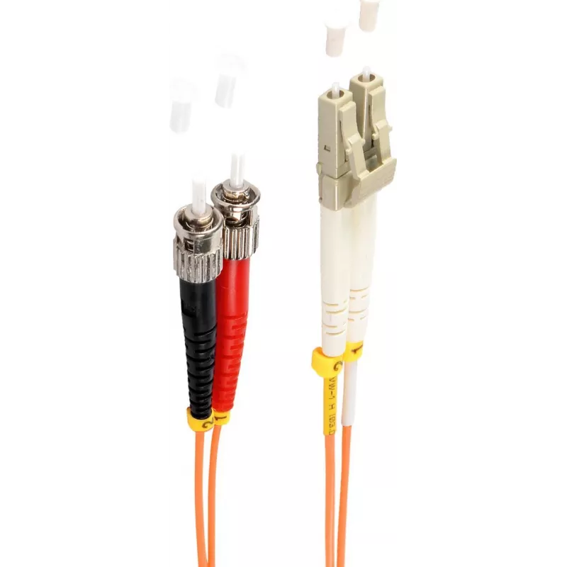 SHIVERPEAKS BS77950 Glasfaser-Patchkabel 10m LC auf ST OM2 Duplex Orange