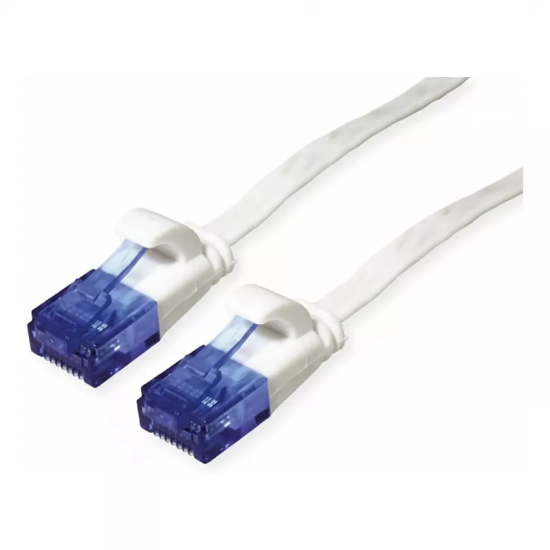 SHIVERPEAKS CAT6 UTP Flach-Patchkabel 0,5m Weiß