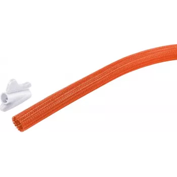 SHIVERPEAKS Flexibles Kabelkanal-Set, 13mm, Orange, 3,75m (BS18-33377)