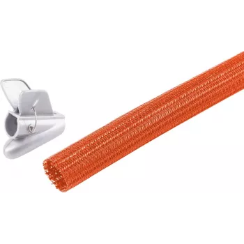 SHIVERPEAKS Flexibles Kabelkanal-Set, 25 mm, Orange, 3,75 m BS18-36377