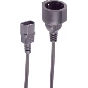 SHIVERPEAKS IEC C14 Adapterkabel, CEE 7/3, 1mm², UPS, 2m (BS09-07035)