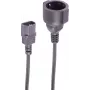SHIVERPEAKS IEC C14 Adapterkabel, CEE 7/3, 1mm², UPS, 2m (BS09-07035)