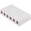SHIVERPEAKS Keystone Aufputzdose, 6-Port, Weiß (BS08-10118)