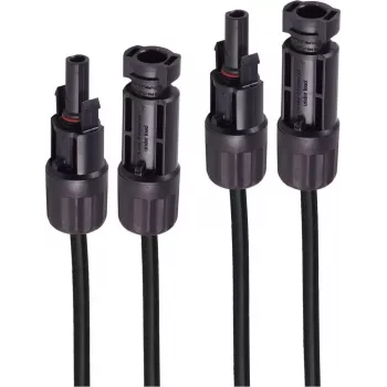 SHIVERPEAKS PV4 Verlängerungskabel-Set, 4mm², 2x 50m, Schwarz, MC4-Stecker BS02-32505