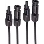 SHIVERPEAKS PV4 Solar-Verlängerungskabel-Set, 4 mm², 20 m, MC4, Schwarz, 2er-Pack BS02-32095