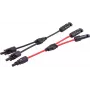 SHIVERPEAKS PV4 T-Adapter Kabel-Set, 2-auf-1, 4 mm², Rot/Schwarz, 30 cm (BS02-21022)