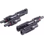 SHIVERPEAKS PV4 T-Adapter Set, 2-zu-1-Abzweig, IP68, 1500V DC, 30A, Schwarz (BS02-21012)