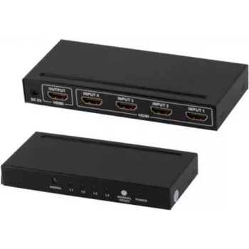 SHIVERPEAKS S-Conn 05-02004 VGA-Splitter 4-Port 250 MHz Aktiver Video-Verteilverstärker