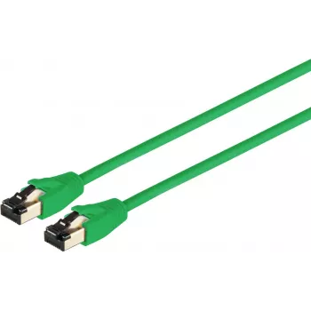 SHIVERPEAKS S-Conn 08-41043 Cat8.1 F/FTP Netzwerkkabel, RJ45, 3m, Grün