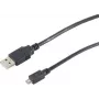 SHIVERPEAKS S-Conn 77183-HQ 3m USB-A auf Micro-USB-B Stecker-Stecker Schwarz USB-Kabel