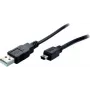 SHIVERPEAKS S-Conn BS77162 USB 2.0 Kabel, USB-A auf Mini-USB B, 1,8 m, Schwarz