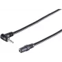 SHIVERPEAKS S-Conn HP30781 Audio-Adapterkabel 0,2 m 3,5 mm Stecker auf 2,5 mm Stecker Schwarz