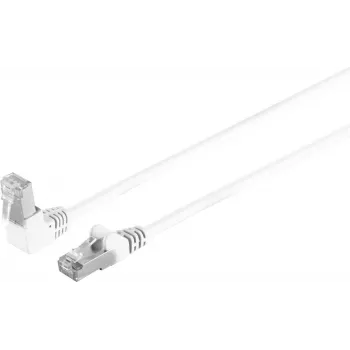 SHIVERPEAKS S/CONN maximum connectivity Cat 6 S/FTP PIMF Netzwerk-Patchkabel, gewinkelt zu gerade RJ45, Weiß, 20 m 08-64096