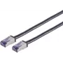 SHIVERPEAKS S/CONN maximum connectivity Cat. 6A Flex S/FTP Patchkabel, 3,0 m, Schwarz 08-28045