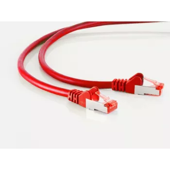 SHIVERPEAKS S/CONN maximum connectivity Cat 6A S/FTP PIMF halogenfreies GHMT-zertifiziertes Patchkabel, Rot, 0,15 m (75711-A0.15R)