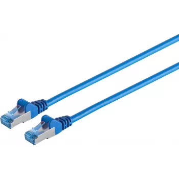 SHIVERPEAKS S/CONN maximum connectivity Cat 6A S/FTP PIMF Netzwerk-Patchkabel, RJ45, 7,5m, Blau (75717-B)