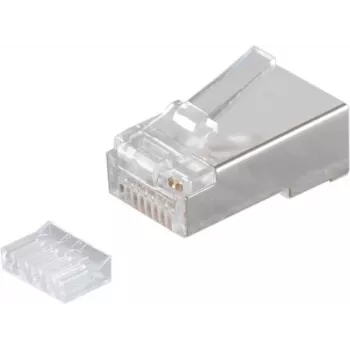 SHIVERPEAKS S/CONN maximum connectivity Cat.6a geschirmter RJ45 Modularstecker, 8P8C, vergoldete 50µ Kontakte, mit Einführhilfe (72061-R)